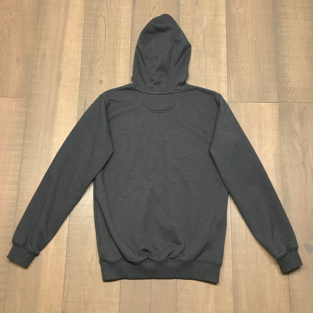 Carhartt Hoodie Sweatshirt Mens Size S Gray Rain Defender Loose Fit Logo Graphic - Picture 2 of 10